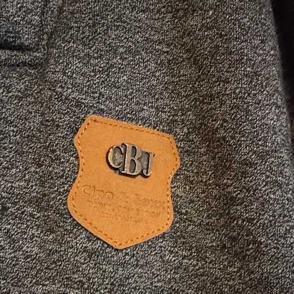 Double Layer Collar Knitted Detail Men's Sweatshirt - Picture 5 of 8